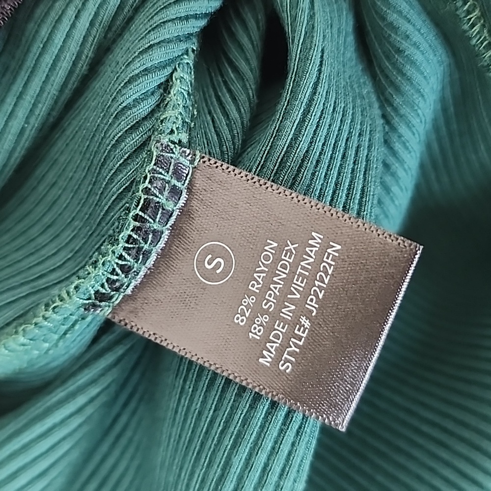 💚 HUNTER GREEN Ribbed Sabrina JUMPSUIT 💚 - Picture 17 of 17